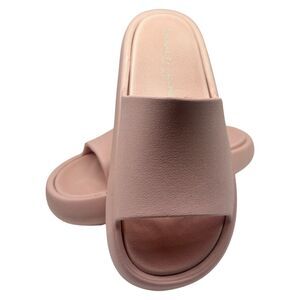 J Slides Blush Eva Squish Slide Sandals Women’s 7M Cushioned Platform Comfort